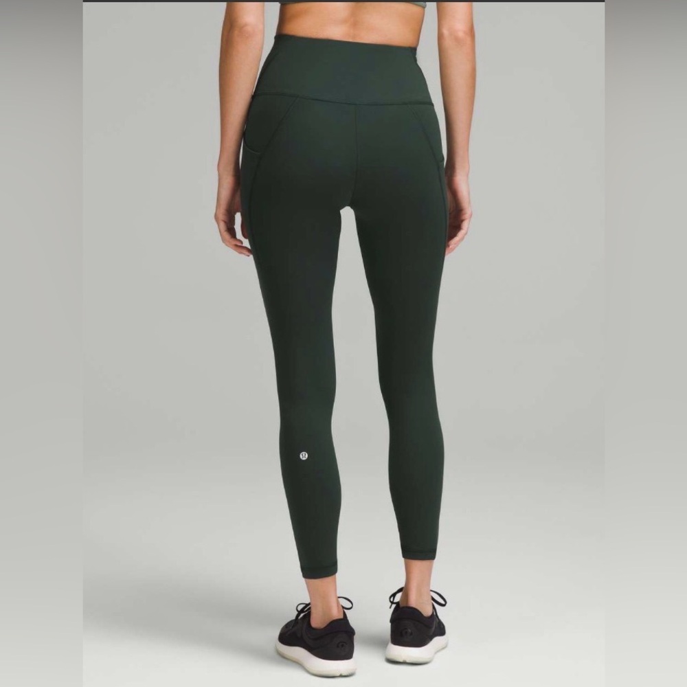 Lululemon Wunder Train High-Rise Tight with Pockets 25" Legacy Green Size 4 - Picture 8 of 9